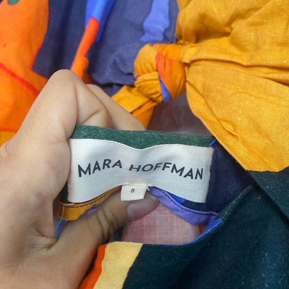Beautiful Mara Hoffman Full Circle Hand Painted Lelia Maxi Dress - Picture 4 of 10